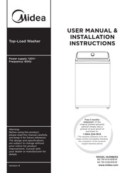 Midea MLTW44A4BWW Manual Del Usuario E Instrucciones De Instalación