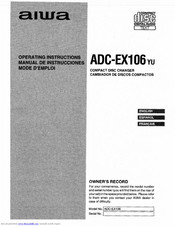 Aiwa ADC-EX106YU Manual De Instrucciones