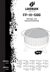 LANDMANN FP-III-566 Instrucciones De Montaje Y Uso