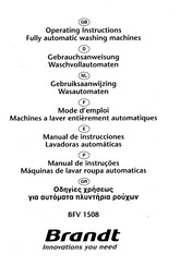Brandt BFV 1508 Manual De Instrucciones