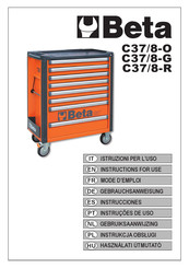 Beta C37/8-R Instrucciones