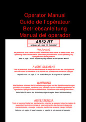 Upright AB62 4WD GASOLINE Manual Del Usuario