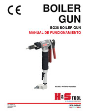 Climax H&S TOOL BG38 Manual De Funcionamiento