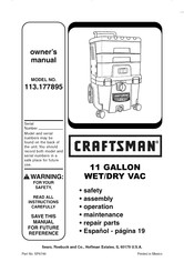 Craftsman 113.177895 Manual Del Usuario