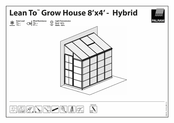 Palram Rean To Grow 8x4 Instrucciones De Montaje