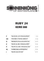 Sonnenkonig RUBY 24 Manual De Utilización