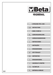 Beta 1928DAL Instrucciones