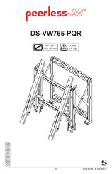 peerless-AV DS-VW765-PQR Manual Del Usuario