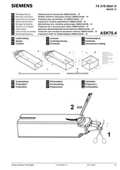Siemens ASK75.4 Instrucciones De Montaje