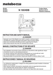 Metabo HPT N 1804DB Instrucciones Y Manual De Seguridad