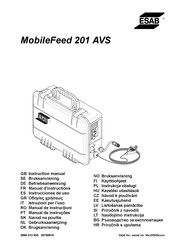 ESAB MobileFeed 201 AVS Instrucciones De Uso