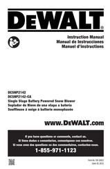 DeWalt DCSNP2142 Manual De Instrucciones