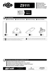 ricoo TS9111 Instrucciones De Montaje