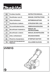 Makita UV001GZ Manual De Instrucciones