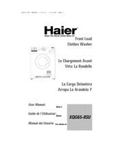 Haier XQG65-8SU Manual Del Usuario