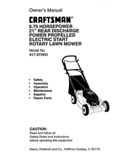 Craftsman 917.377631 Manual Del Usuario