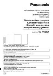 Panasonic SC-HC2020 Manual De Instrucciones