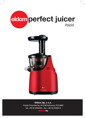 Eldom Perfect Juicer PJ650 Instrucciones De Uso