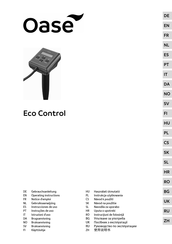 Oase Eco Control Instrucciones De Uso