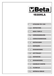 Beta 1930HL Instrucciones