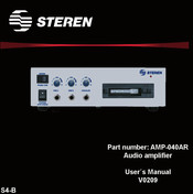 Steren AMP-040AR Manual De Instrucciones