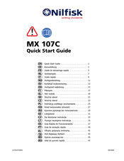 Nilfisk MX 107C Guía Rápida De Funcionamiento