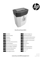 HP OneShred Auto 80CC Manual De Instrucciones