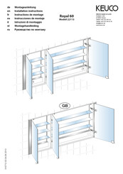 KEUCO ROYAL 60 Instrucciones De Montaje