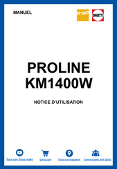 Proline KM1400W Manual De Instrucciones