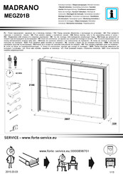 Forte MADRANO MEGZ01B Instrucción De Montaje