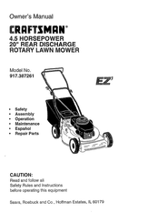 Craftsman 917.387261 Manual De Instrucciones