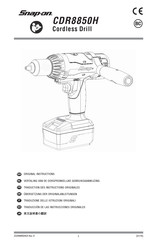 Snap-On CDR8815 Traducción De Las Instrucciones Originales