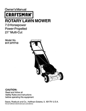 Craftsman 917.377710 Manual De Instrucciones