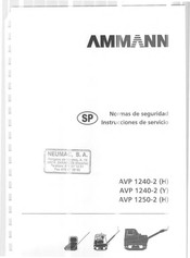 Ammann AVP 1240-2 H Instrucciones De Servicio