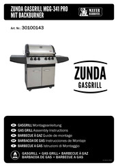 Mayer Barbecue ZUNDA MGG-341 Instrucciones De Montaje