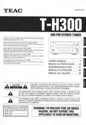 Teac T-H300 Manual Del Usuario