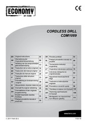 Ferm ECONOMY CDM1089 Traducción Del Manual Original