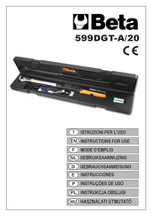 Beta 599 DGT-A/20 Instrucciones