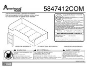 Ameriwood HOME 5847412COM Manual Del Usuario