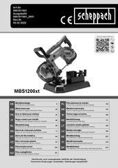 Scheppach 5901511901 Traduccion Del Manual De Instrucciones Originale