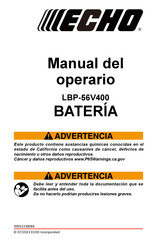 Echo LBP-56V400 Manual Del Operario