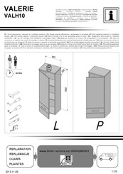 Forte VALERIE VALH10 Instrucción De Montaje