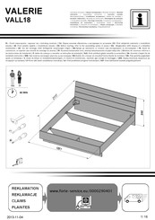 Forte VALERIE VALL18 Instrucción De Montaje