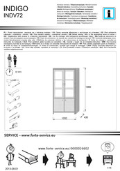 Forte INDIGO INDV72 Instrucción De Montaje