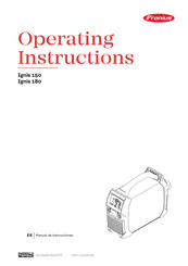 Fronius Ignis 180 Manual De Instrucciones