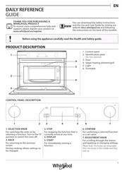 Whirlpool W7 MW541 SAF Manual