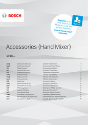 Bosch MFQ36 Serie Instrucciones De Uso