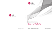 LG UX220 Manual Del Propietário