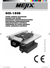 Mejix GCE-180B Manual Del Usuario