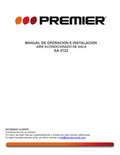 Premier AA-2122 Manual De Operación E Instalación